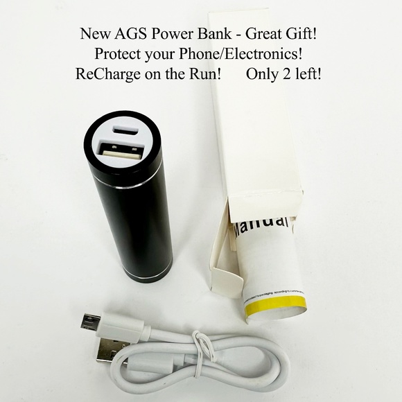 Charge your phone on the go!! AGS Mini 2600 mAh Lipstick-Sized USB Charger - Picture 4 of 11
